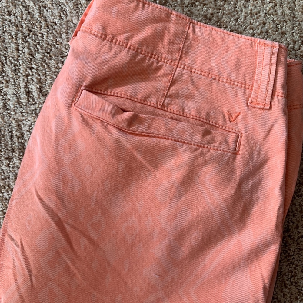 American Eagle Skinny Chino Peach Pants - Picture 2 of 7